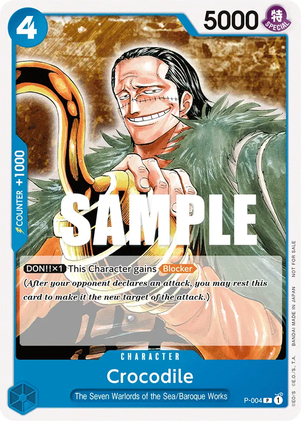 Crocodile P-004 card