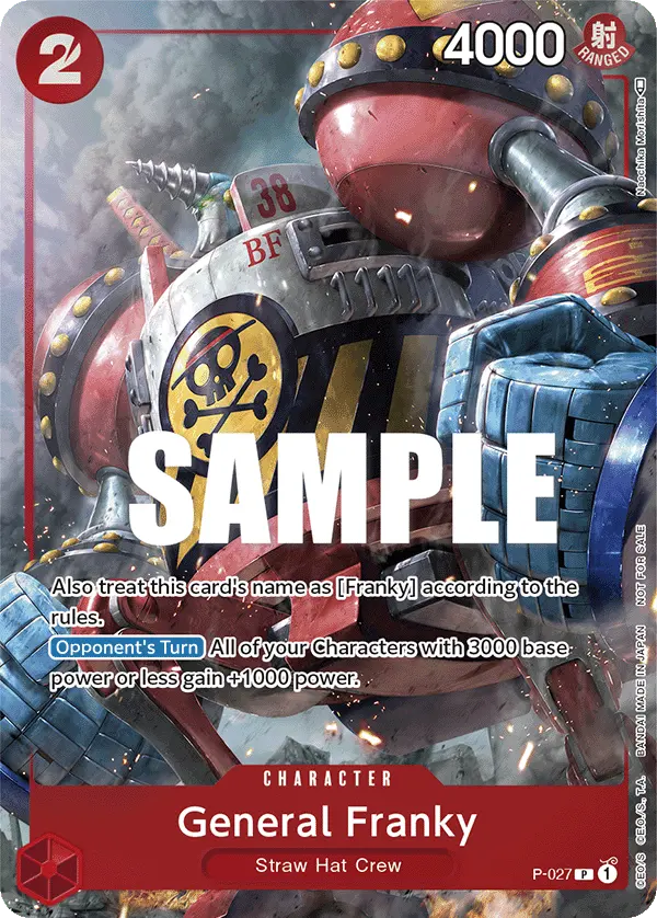 General Franky P-027 card