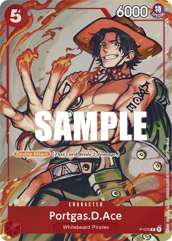 Carta Portgas.D.Ace P-028