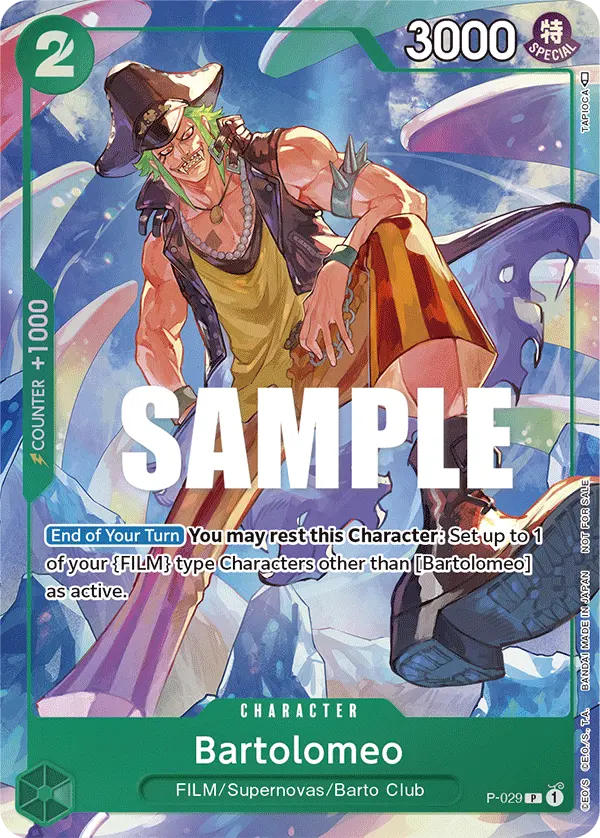 Bartolomeo P-029 card
