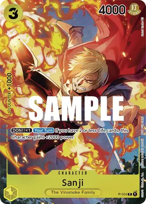 Carta Sanji P-034