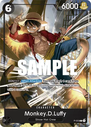 Carta Monkey.D.Luffy P-035