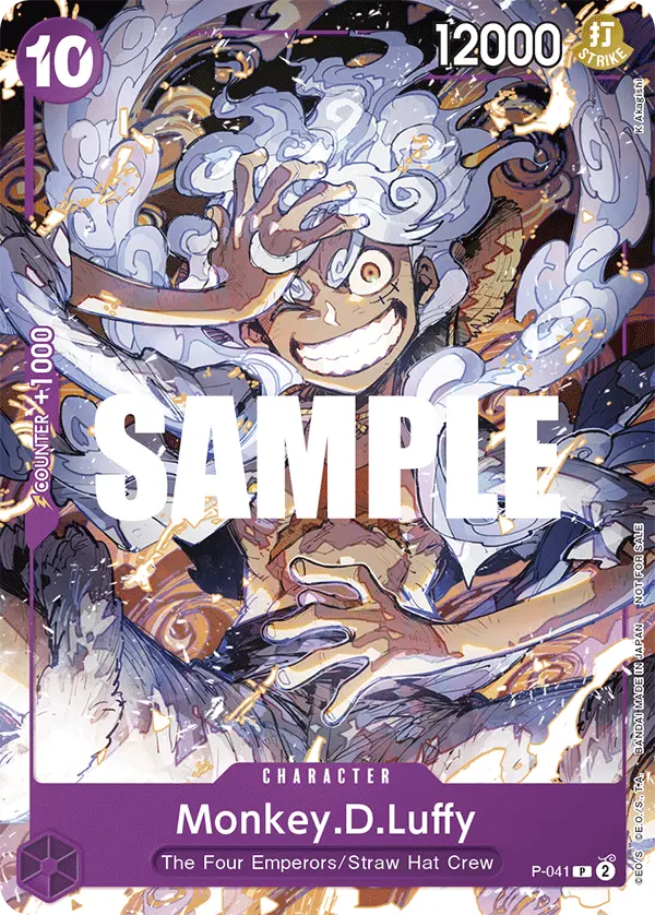 Carta Monkey.D.Luffy P-041