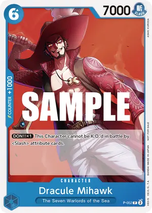 Carta Dracule Mihawk P-052