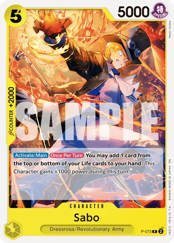 Sabo P-073 card