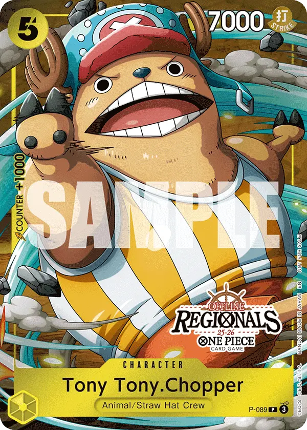 Tony Tony.Chopper P-089 card