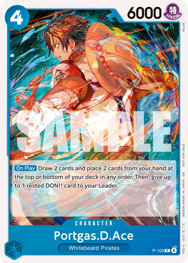 Portgas.D.Ace P-103 card