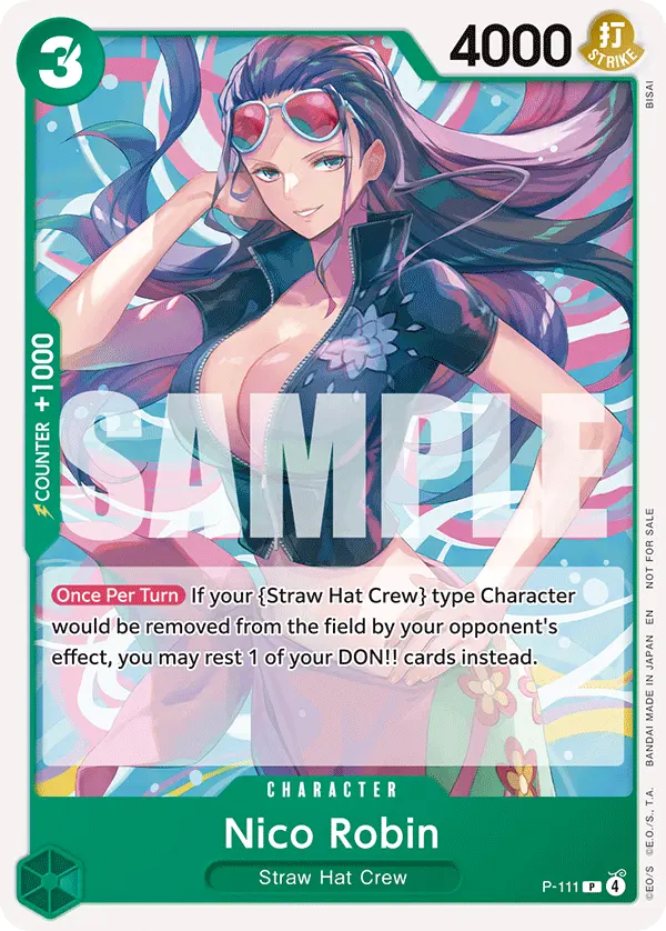 Nico Robin P-111 card