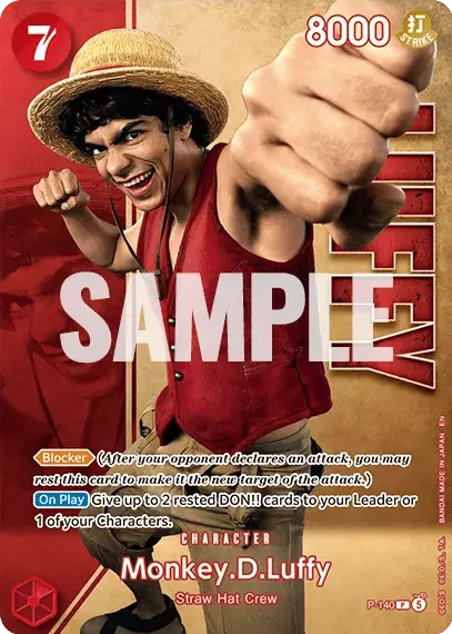 Monkey.D.Luffy P-140 card