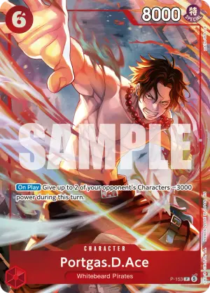 Carta Portgas.D.Ace P-153