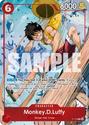 Carta Monkey.D.Luffy P-154