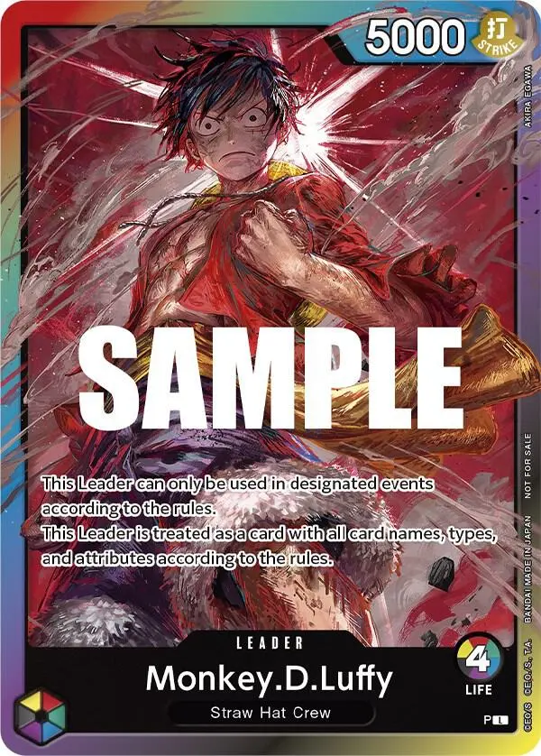 Carta Monkey.D.Luffy P