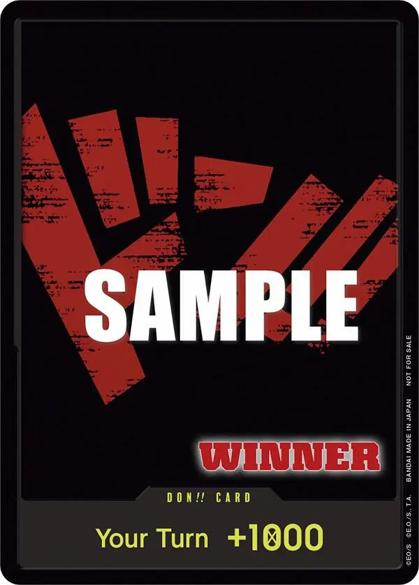 Carta DON!! Card (Tournament Pack Vol. 2) [Winner]