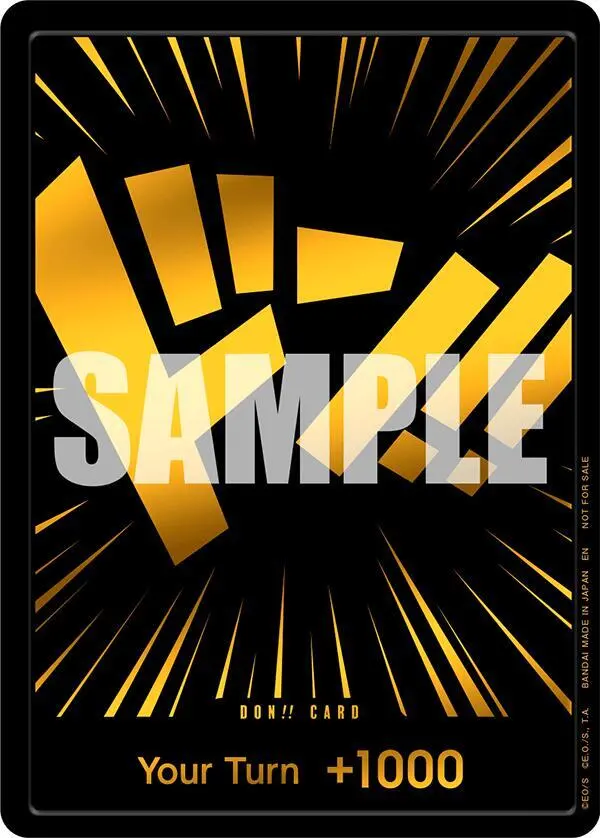 Carta DON!! Card (Black and Gold)