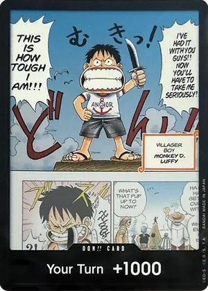 Carta DON!! Card (Young Luffy) (Devil Fruits Collection Vol. 1)