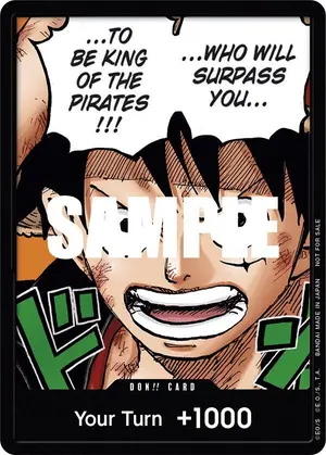 Carta DON!! Card (Monkey.D.Luffy) (1st Anniversary DON!! Card Pack)