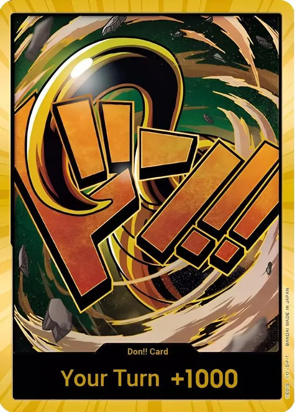 Carta DON!! Card (Crocodile) (Gold)