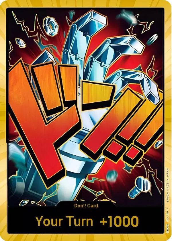 Carta DON!! Card (Eustass "Captain" Kid) (Gold)