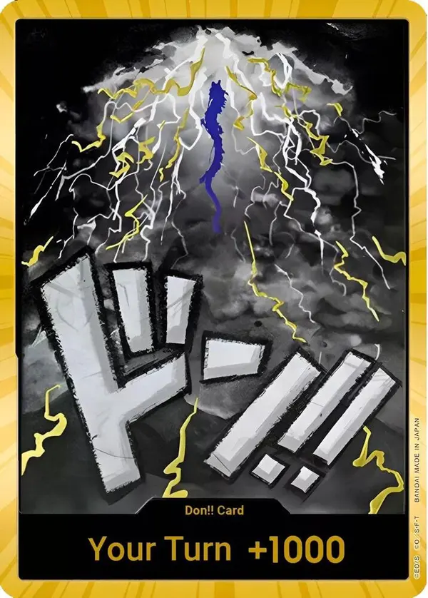 Carta DON!! Card (Kaido) (Gold)