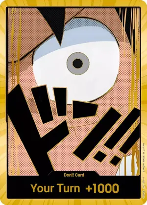 Carta DON!! Card (Luffy) (Gold)