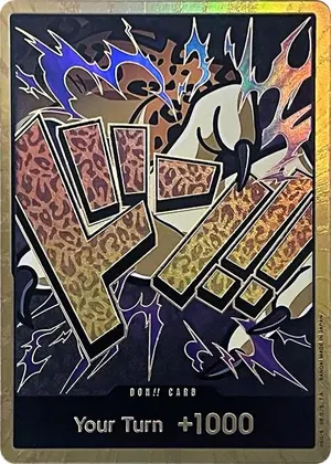 Carta DON!! Card (Rob Lucci) (Gold)