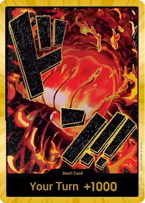 Carta DON!! Card (Sakazuki) (Gold)