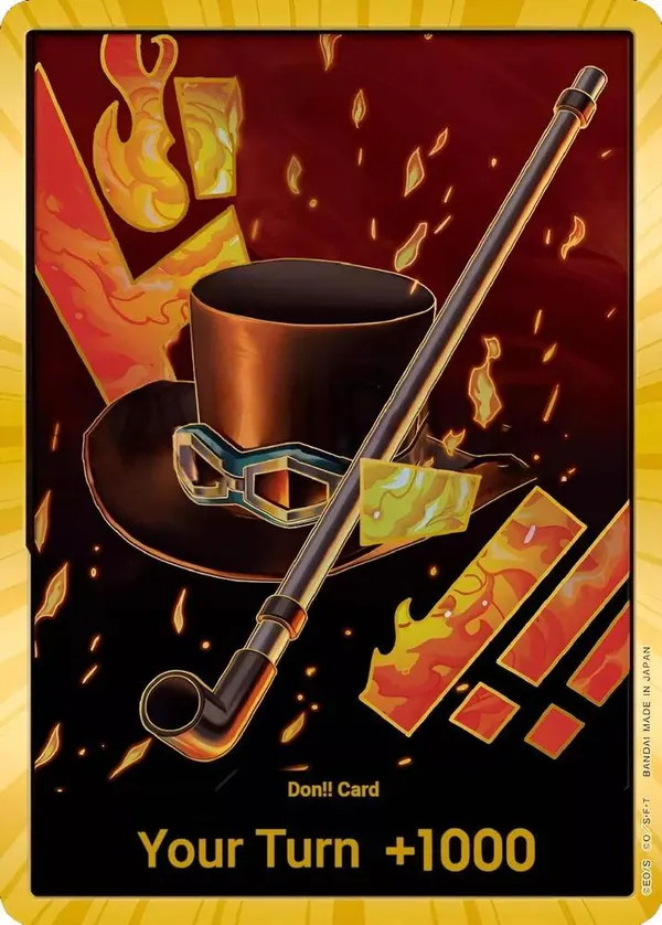 Carta DON!! Card (Sabo) (Gold)