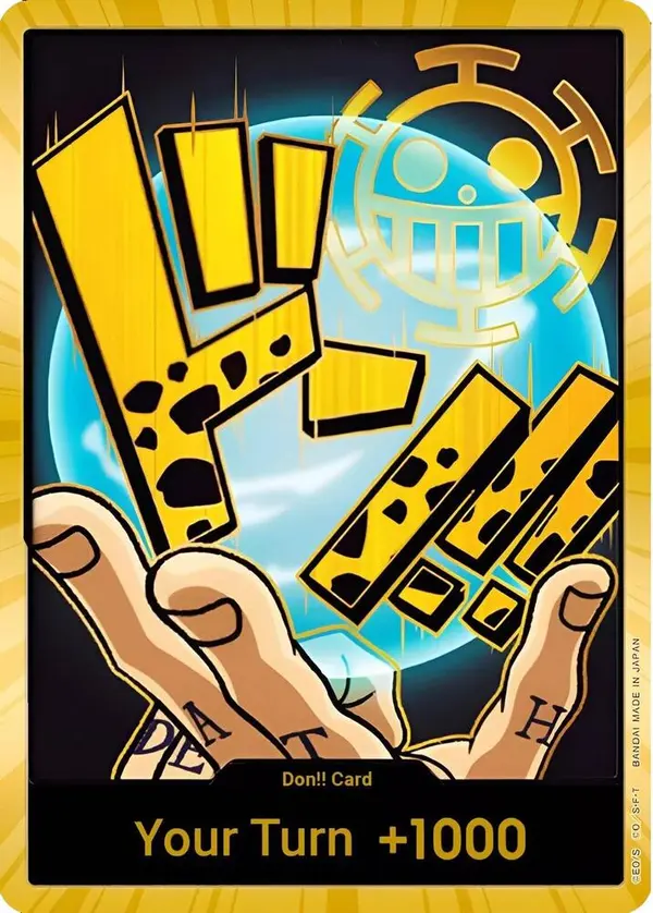 Carta DON!! Card (Trafalgar Law) (Gold)