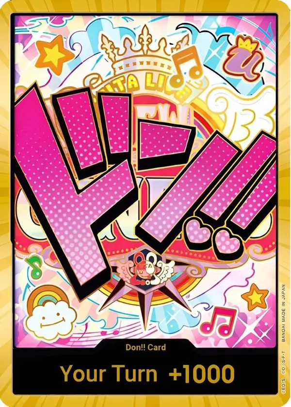 Carta DON!! Card (Uta) (Gold)