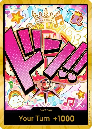 Carta DON!! Card (Uta) (Gold)