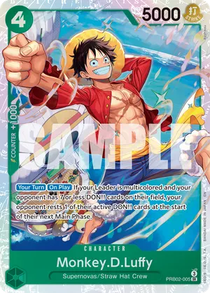 Carta Monkey.D.Luffy PRB02-005
