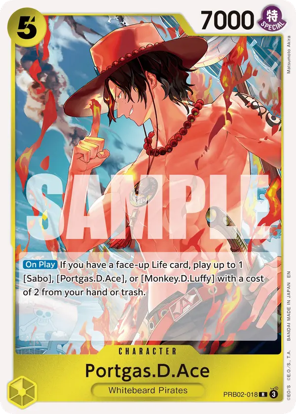 Carta Portgas.D.Ace PRB02-018