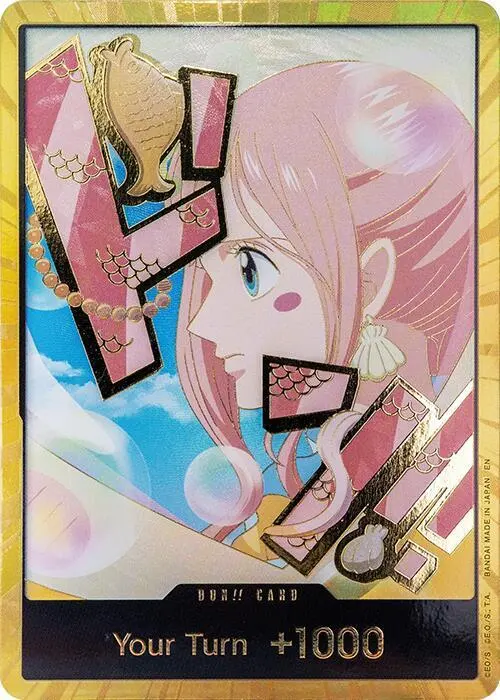 Carta DON!! Card (Shirahoshi) (Gold)