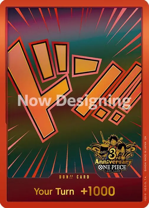 Carta DON!! Card (Japanese Version 3rd Anniversary Set)