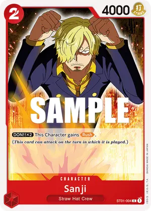 Carta Sanji ST01-004
