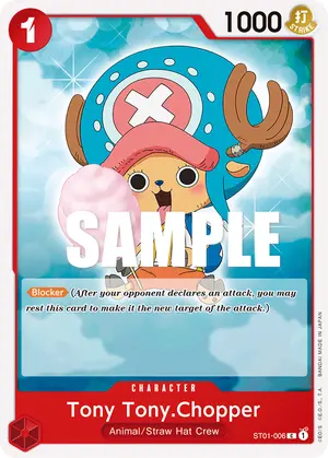 Carta Tony Tony.Chopper ST01-006