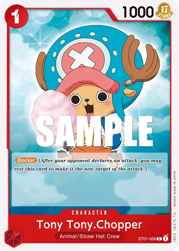 Carta Tony Tony.Chopper ST01-006