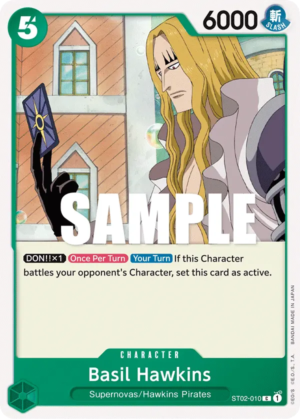 Basil Hawkins ST02-010 card