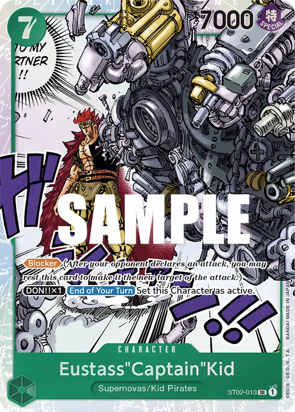 Eustass"Captain"Kid ST02-013 card