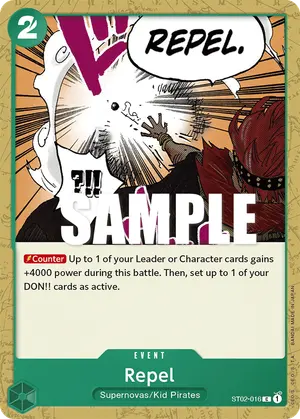 Carta Repel ST02-016