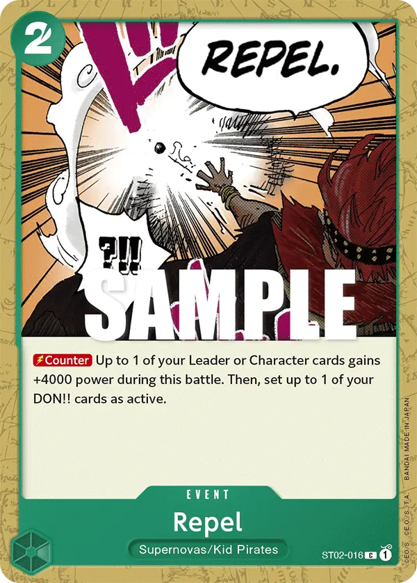 Repel ST02-016 card