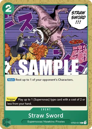 Carta Straw Sword ST02-017