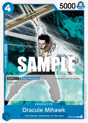 Carta Dracule Mihawk ST03-005
