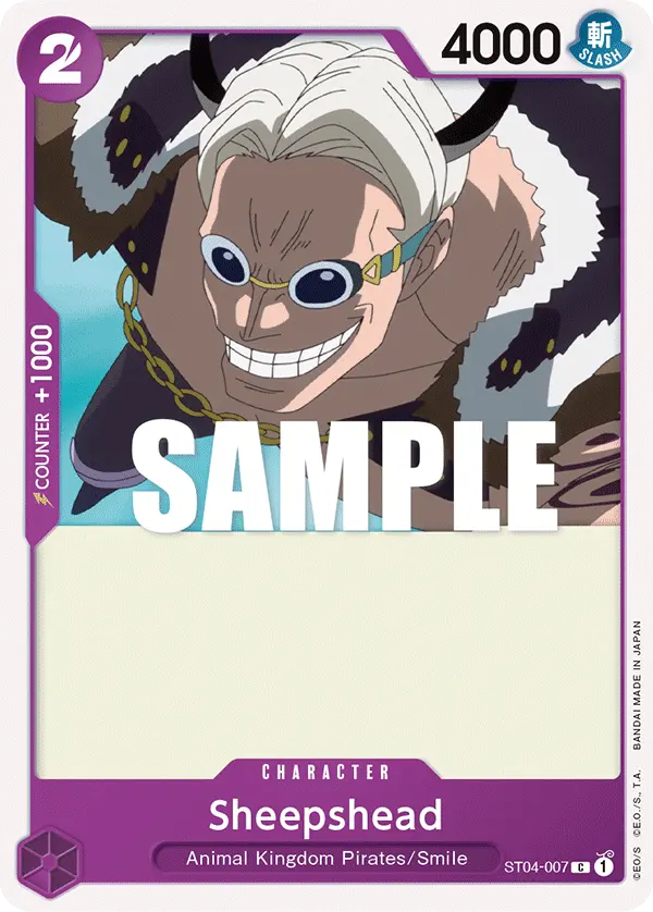 Sheepshead ST04-007 card