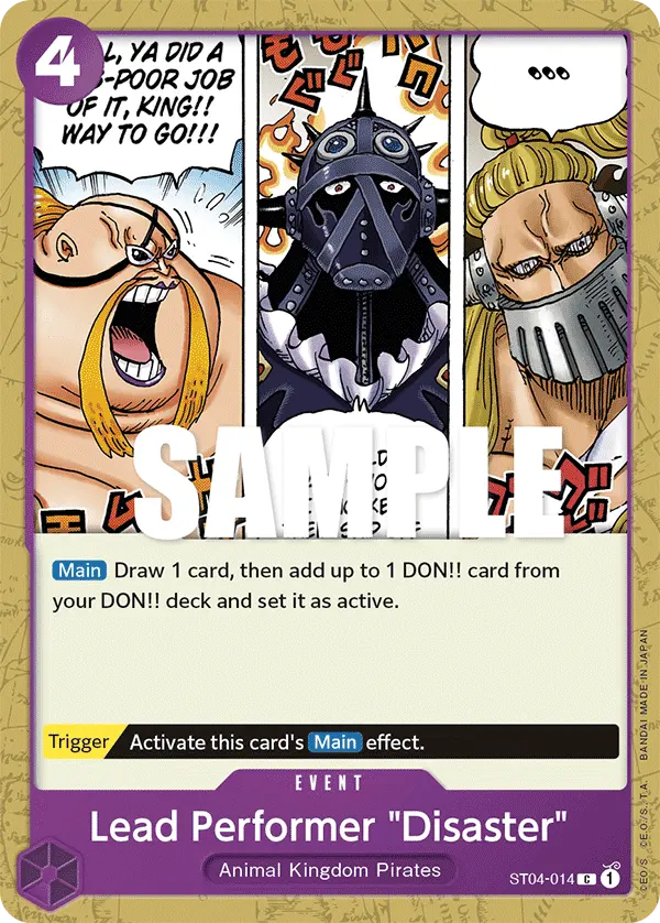 Carta Lead Performer "Disaster" ST04-014