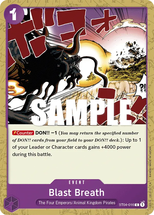 Blast Breath ST04-016 card