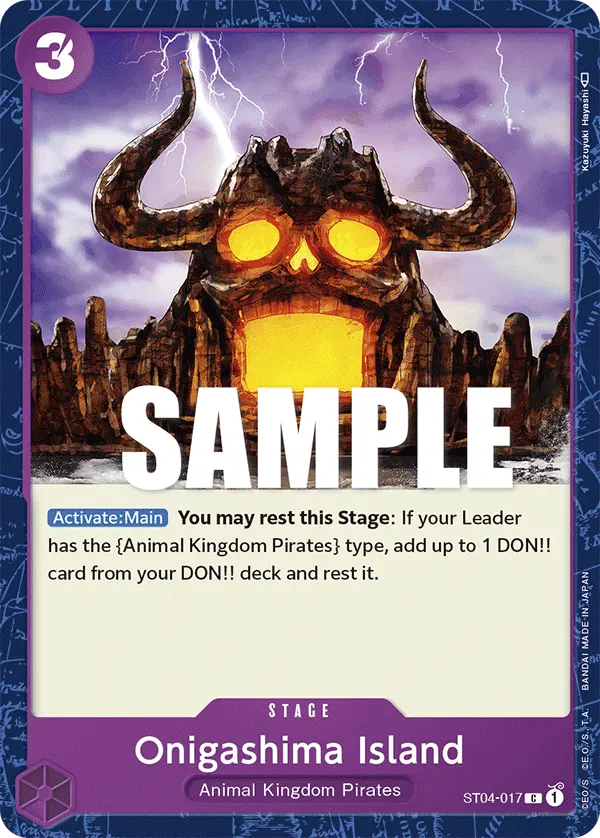 Onigashima Island ST04-017 card