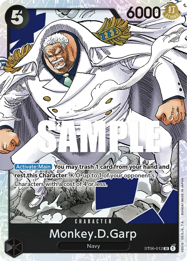 Carta Monkey.D.Garp ST06-012