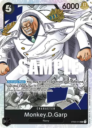 Carta Monkey.D.Garp ST06-012