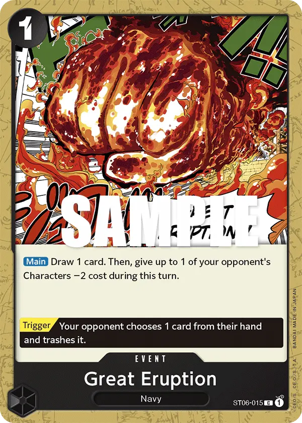 Carta Great Eruption ST06-015